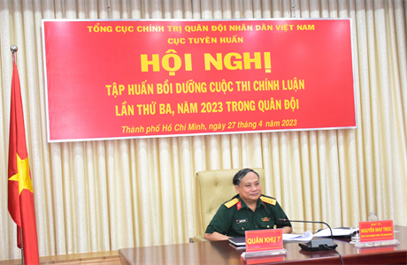 Cục Tuyên huấn tập huấn bồi dưỡng Cuộc thi chính luận về bảo vệ nền tảng tư tưởng của Đảng