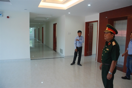 Nghiệm thu bàn giao công trình Nhà nghỉ khối cơ quan Quân khu bộ