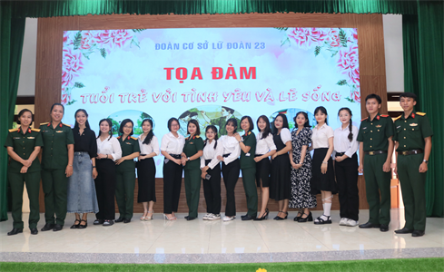 Lữ đoàn 23: Tọa đàm “Tuổi trẻ với tình yêu và lẽ sống”
