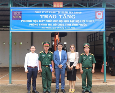 Tập đoàn SenGroup chung tay nâng cao hiệu quả tìm kiếm hài cốt liệt sĩ