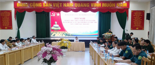 Đảng bộ Quân sự thành phố Tân Uyên đạt 25/30 chỉ tiêu Nghị quyết Đại hội nhiệm kỳ 2020-2025