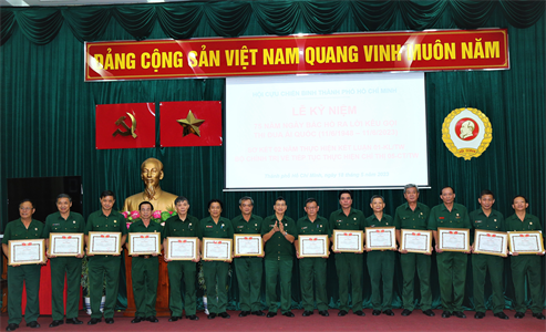 Hội Cựu chiến binh Thành phố Hồ Chí Minh: Sơ kết việc “Học tập và làm theo tư tưởng, đạo đức, phong cách Hồ Chí Minh”