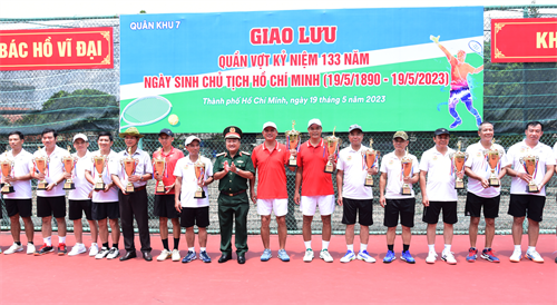 Giao lưu quần vợt kỷ niệm 133 năm Ngày sinh Chủ tịch Hồ Chí Minh