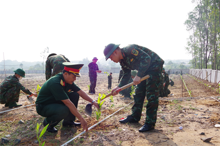 Lữ đoàn 26 phát động lễ trồng cây “Đời đời nhớ ơn Bác Hồ”