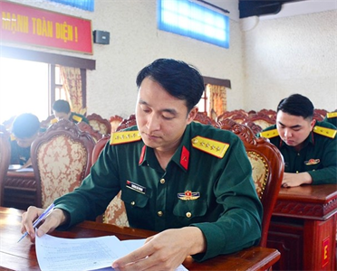 Học viện Lục quân: Hội thi cán bộ giảng dạy chính trị năm 2023