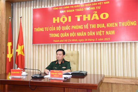 Hội thảo Thông tư của Bộ quốc phòng về thi đua, khen thưởng trong Quân đội Nhân dân Việt Nam