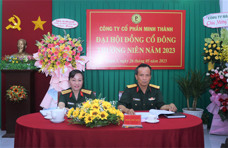 Công ty cổ phần Minh Thành: Đại hội đồng cổ đông thường niên năm 2023
