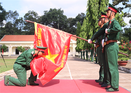 Trường Sĩ quan Kỹ thuật Quân sự tổ chức lễ tuyên thệ chiến sĩ mới