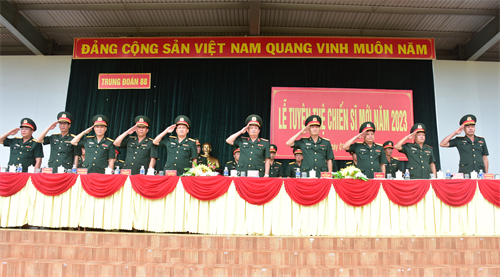 Trung đoàn 88, Sư đoàn 302 Lễ tuyên thệ chiến sĩ mới năm 2023