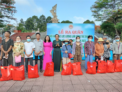 Huyện Dầu Tiếng ra quân làm công tác dân vận