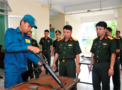 Bộ Tư lệnh TPHCM kiểm tra công tác quân sự - quốc phòng địa phương tại Ban CHQS quận Gò Vấp