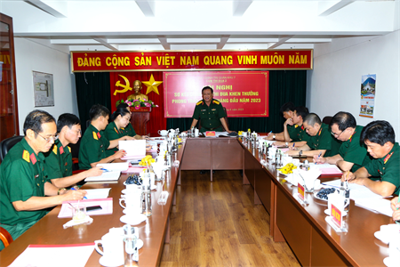 Cụm thi đua 2, Cục Chính trị Quân khu sơ kết phong trào thi đua Quyết thắng 6 tháng đầu năm 2023