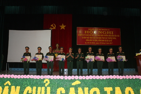 Đảng ủy Sư đoàn 9, Quân đoàn 4: Sơ kết 3 năm thực hiện cuộc vận động “Phát huy truyền thống, cống hiến tài năng, xứng danh bộ đội Cụ Hồ”