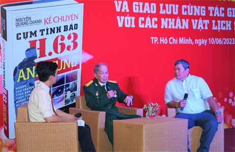 Ra mắt tập sách “Kể chuyện cụm tình báo H.63 anh hùng”