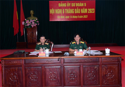 Đảng ủy Sư đoàn 5 lãnh đạo hoàn thành tốt nhiệm vụ 6 tháng đầu năm