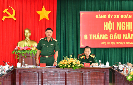Đảng ủy Sư đoàn 302 tổ chức hội nghị 6 tháng đầu năm 2023
