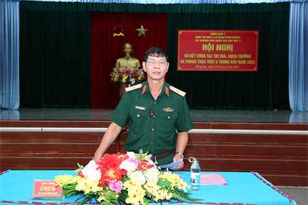 Khối thi đua 5 lữ đoàn binh chủng và Trường bắn Quốc gia Khu vực 3 sơ kết công tác thi đua khen thưởng 6 tháng đầu năm 2023