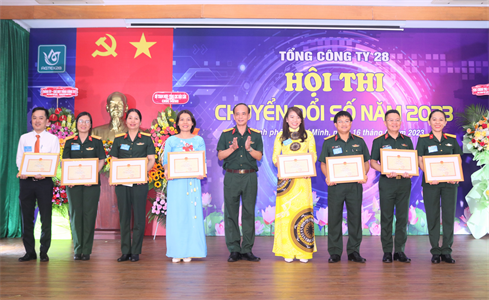 Tổng Công ty 28 tổ chức thành công Hội thi chuyển đổi số