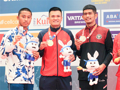Trung úy QNCN Bùi Phước Tùng: Nỗ lực giành Huy chương Vàng tại SEA Games 32
