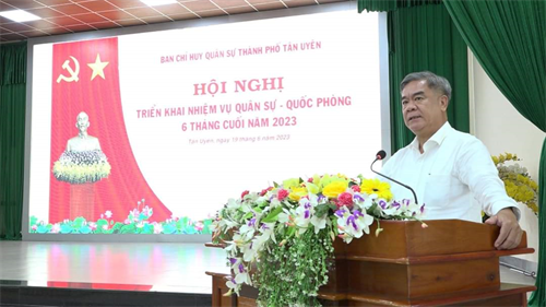 Thành phố Tân Uyên, tỉnh Bình Dương triển khai nhiệm vụ quân sự - quốc phòng 6 tháng cuối năm 2023