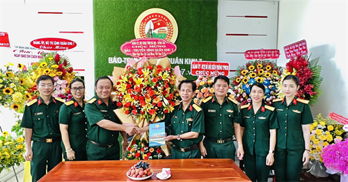 Bộ CHQS tỉnh Bà Rịa - Vũng Tàu thăm, chúc mừng Ngày Báo chí Cách mạng Việt Nam