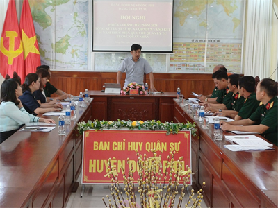 Đảng ủy Quân sự huyện Đồng Phú ra nghị quyết lãnh đạo thực hiện nhiệm vụ QS-QP 6 tháng cuối năm 2023