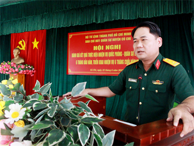LLVT huyện Củ Chi hoàn thành tốt nhiệm vụ 6 tháng đầu năm 2023