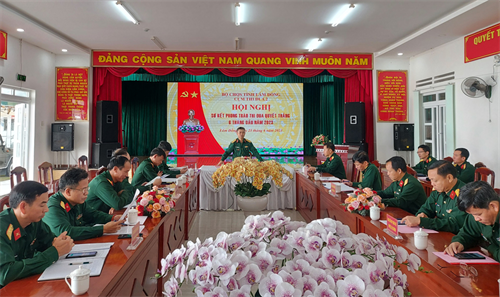 Cụm thi đua 2, Bộ CHQS tỉnh Lâm Đồng sơ kết Phong trào Thi đua Quyết thắng