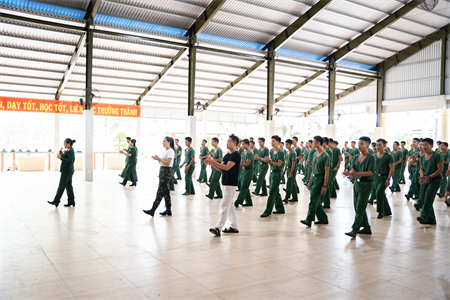 Cục Chính trị Quân khu tập huấn kỹ năng văn hóa - văn nghệ cho học viên Trường Quân sự Quân khu 7