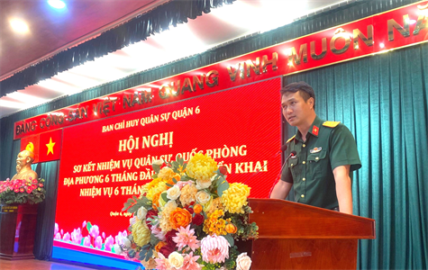 Quận 6 hoàn thành tốt nhiệm vụ quân sự, quốc phòng địa phương 6 tháng đầu năm 2023