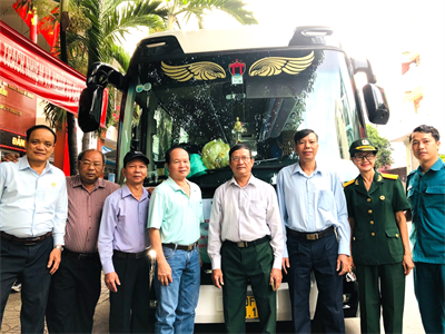 “Chuyến xe nghĩa tình” của LLVT phường Tân Thành