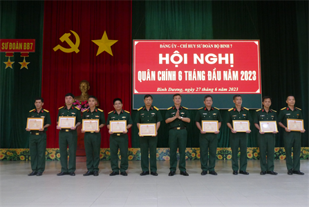 Sư đoàn 7 sơ kết nhiệm vụ 6 tháng đầu năm 2023