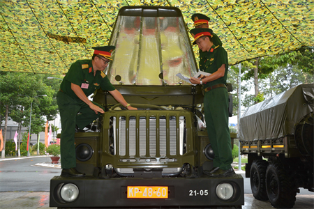 Bộ CHQS tỉnh Tây Ninh: Hội thi xe tốt, lái xe giỏi năm 2023