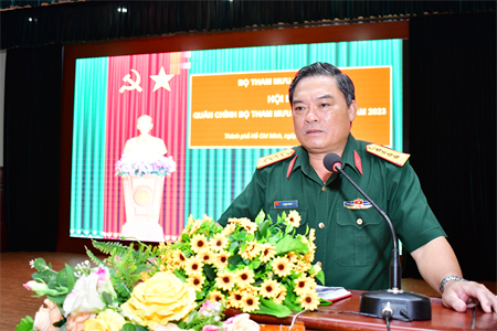 Bộ Tham mưu Quân khu 7 hội nghị quân chính 6 tháng đầu năm 2023