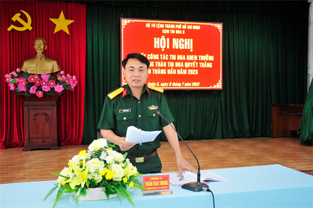 Cụm thi đua 3, Bộ Tư lệnh TPHCM sơ kết 6 tháng đầu năm