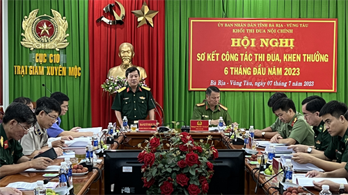 Khối thi đua nội chính tỉnh Bà Rịa - Vũng Tàu: Thi đua hoàn thành tốt nhiệm vụ chính trị được giao