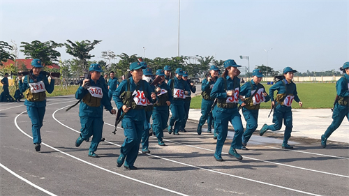 Ban CHQS huyện Bến Cầu hội thao quốc phòng năm 2023