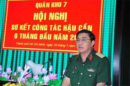 Quân khu sơ kết công tác Hậu cần 6 tháng đầu năm 2023