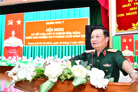 Quân khu 7 triển khai toàn diện công tác Đảng, công tác chính trị 6 tháng đầu năm 2023