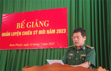 Biên phòng tỉnh Bình Phước: 100% chiến sĩ mới huấn luyện đạt yêu cầu