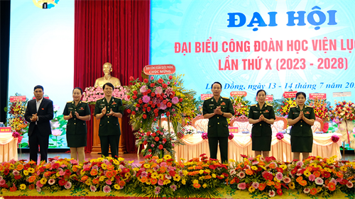 Đại hội đại biểu Công đoàn Học viện Lục quân lần thứ X