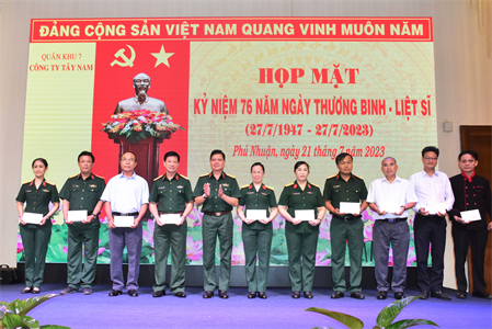 Công ty Tây Nam họp mặt cán bộ, công nhân viên có thân nhân là thương binh, liệt sĩ
