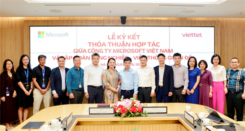 Viettel hợp tác Microsoft đẩy mạnh công nghệ AI