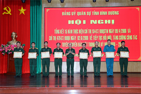 Đảng ủy Quân sự tỉnh Bình Dương tiếp tục đổi mới, tăng cường công tác tuyên truyền đặc biệt trong tình hình mới