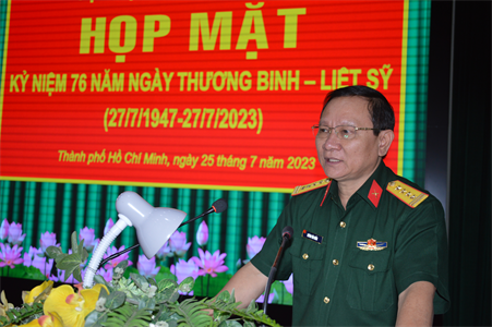 Cục Hậu cần Quân khu họp mặt kỷ niệm 76 năm ngày Thương binh Liệt sĩ