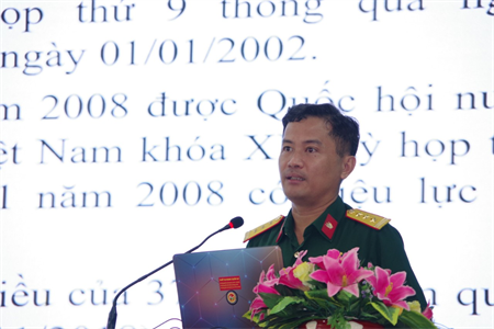 Sư đoàn 302 tuyên truyền, phố biến, giáo dục pháp luật