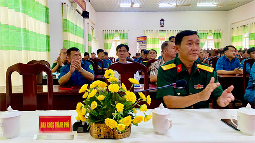 Ban CHQS thành phố Tây Ninh tập huấn cán bộ giai đoạn II năm 2023