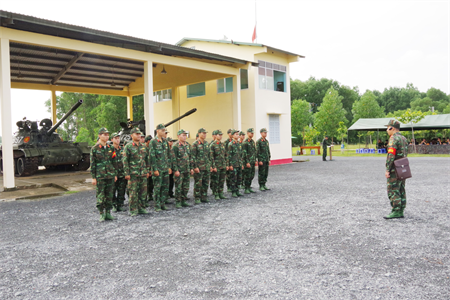 Lữ đoàn 26 tập huấn cán bộ giai đoạn 2 năm 2023