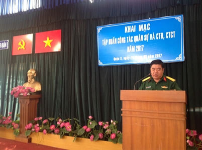 Ban chỉ huy quân sự quận 3, Bộ Tư lệnh thành phố Hồ Chí Minh: Tập huấn công tác Quân sự và CTĐ, CTCT