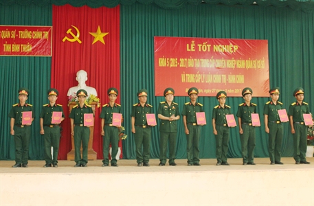 Bình Thuận: Đào tạo 76 chỉ huy trưởng quân sự xã, phường (khóa 5)